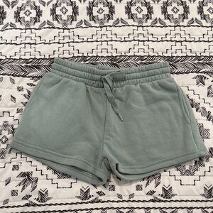 Women's Athletic Shorts in Sage Green
